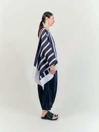 Asumi Top Navy & White Stripe