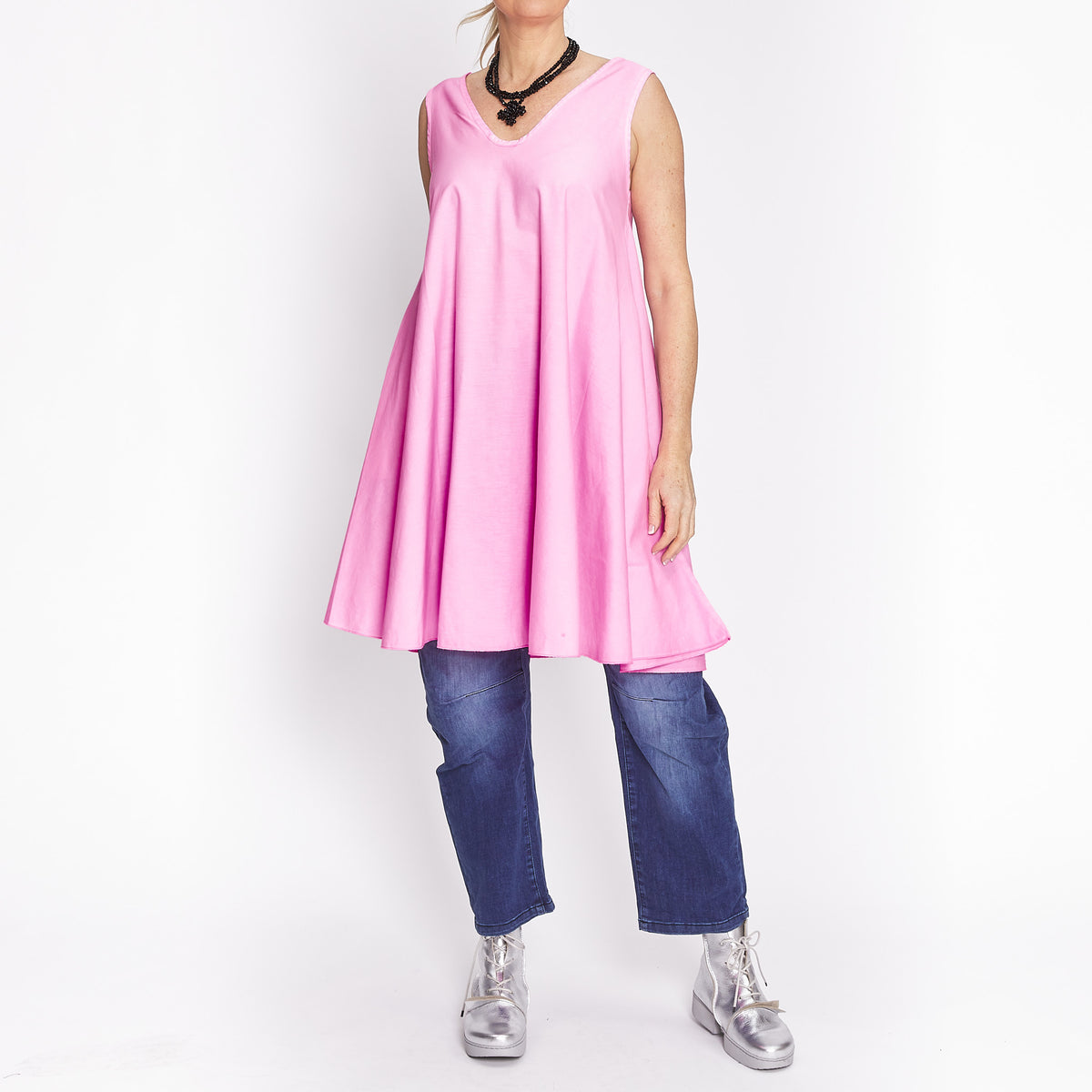 Short Dress - Neon Pink