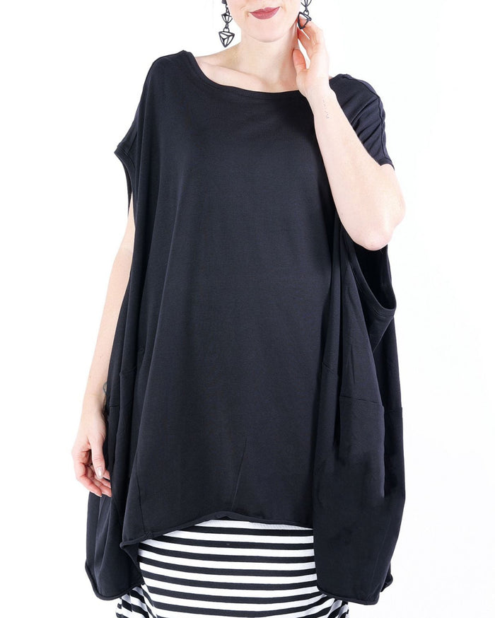 Balloon Shirt- Black
