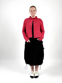 323 0907 Black Velvet Dress