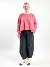 348 0702 Lotus Crop Pullover