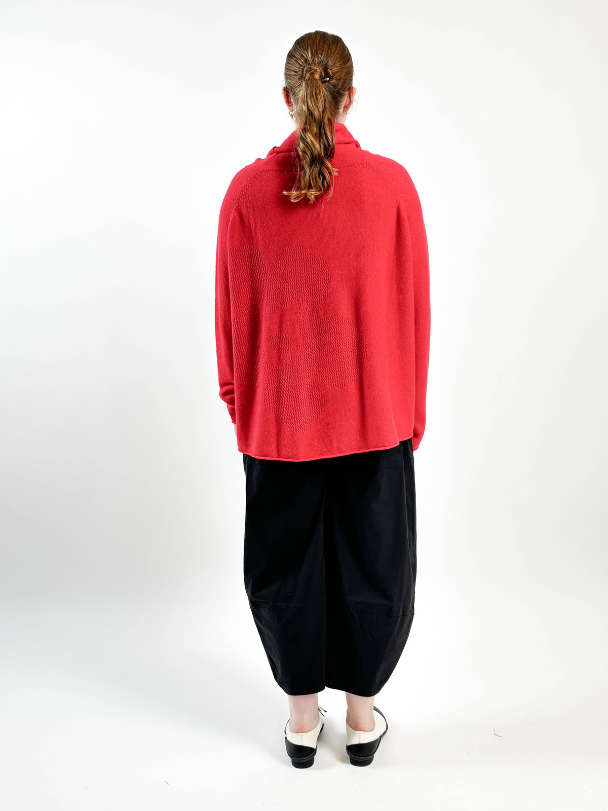 327 0701 Flowerfull Pullover in Rose