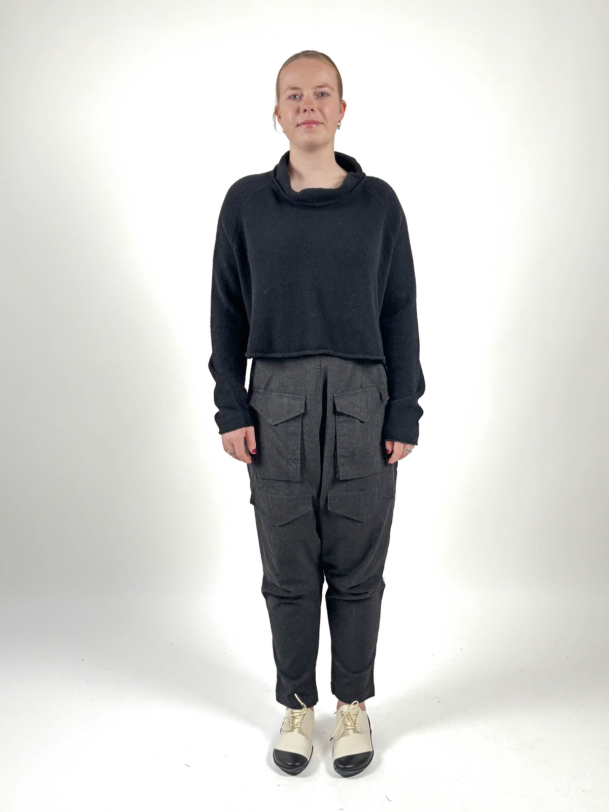 341 0106 Black Stripe Trousers