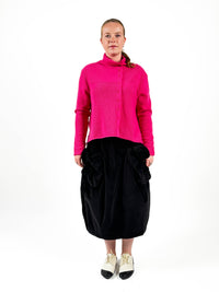 323 0306 Black Velvet Skirt