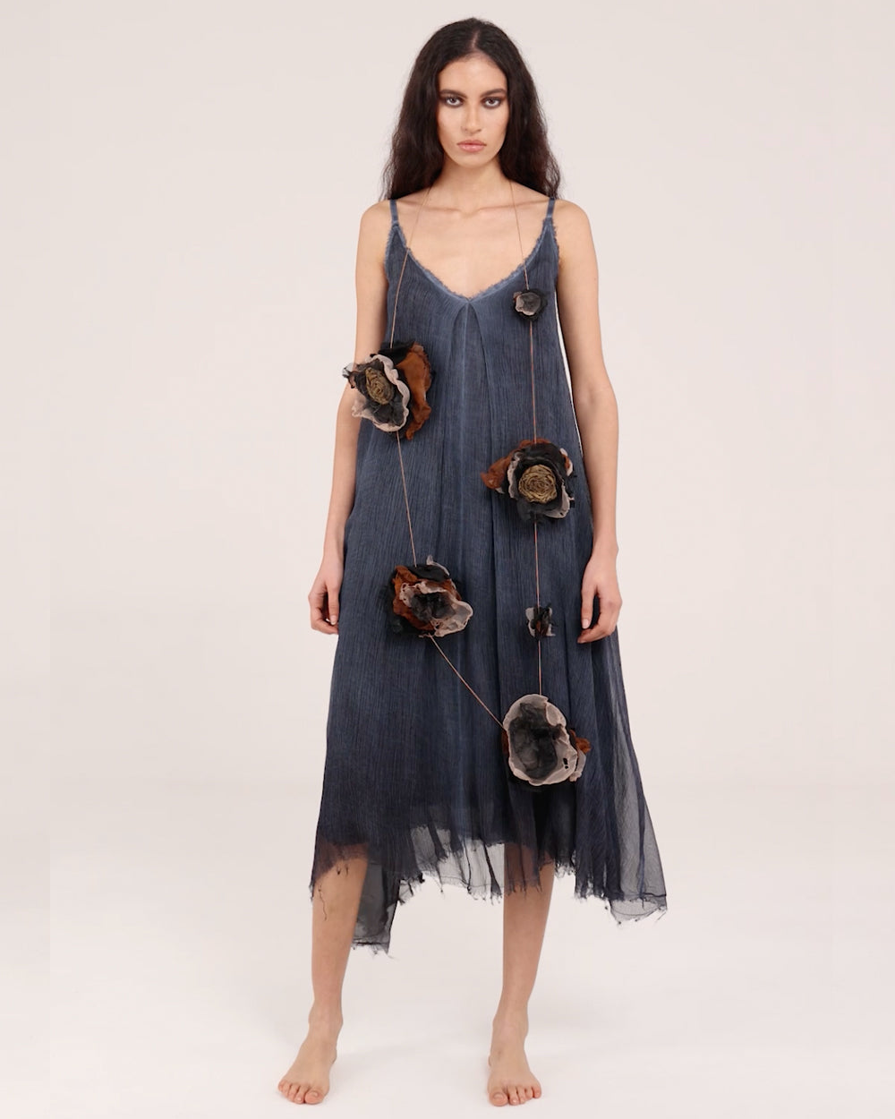 S194 Ash Grey Dress