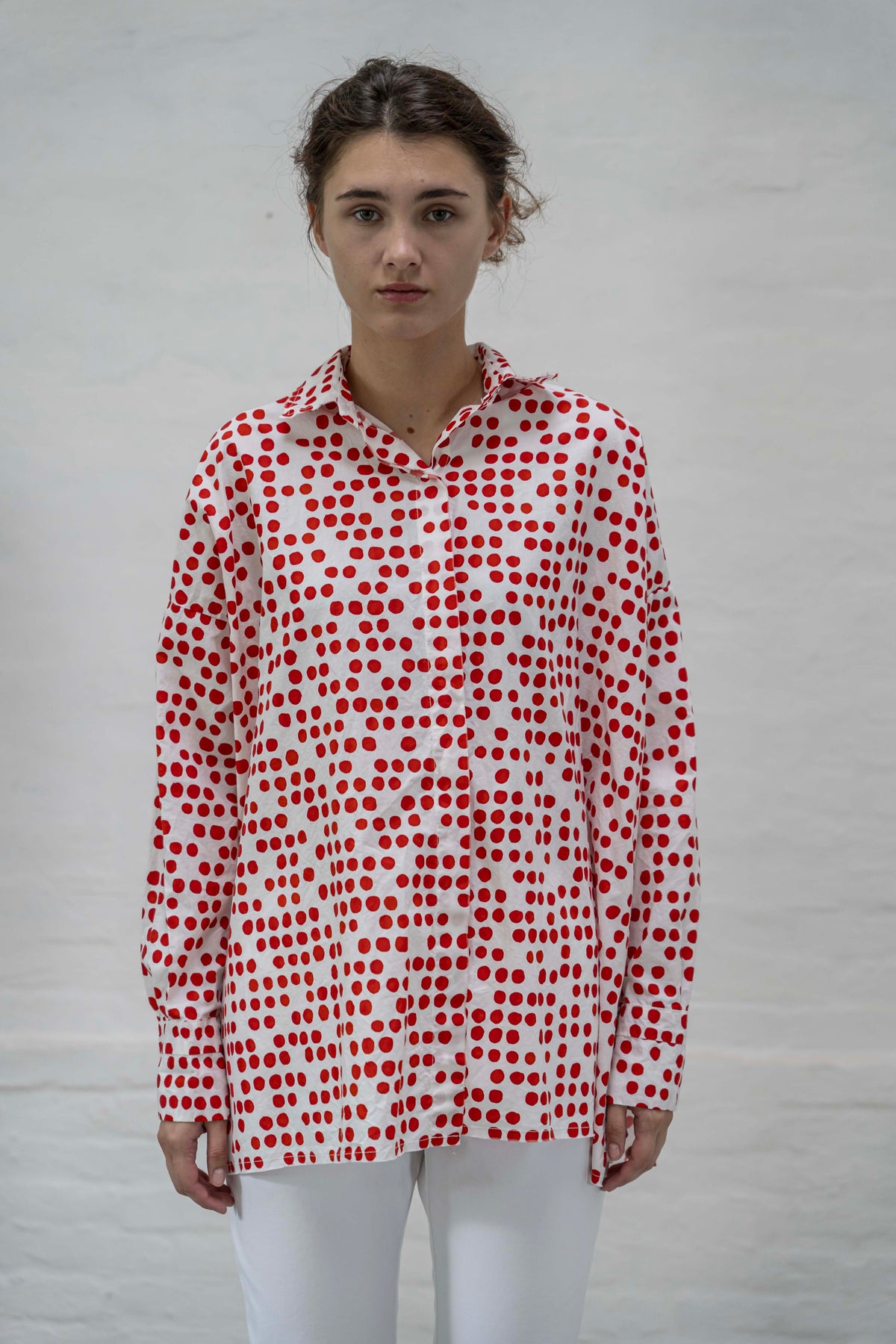 Carletta Shirt - Red Dots