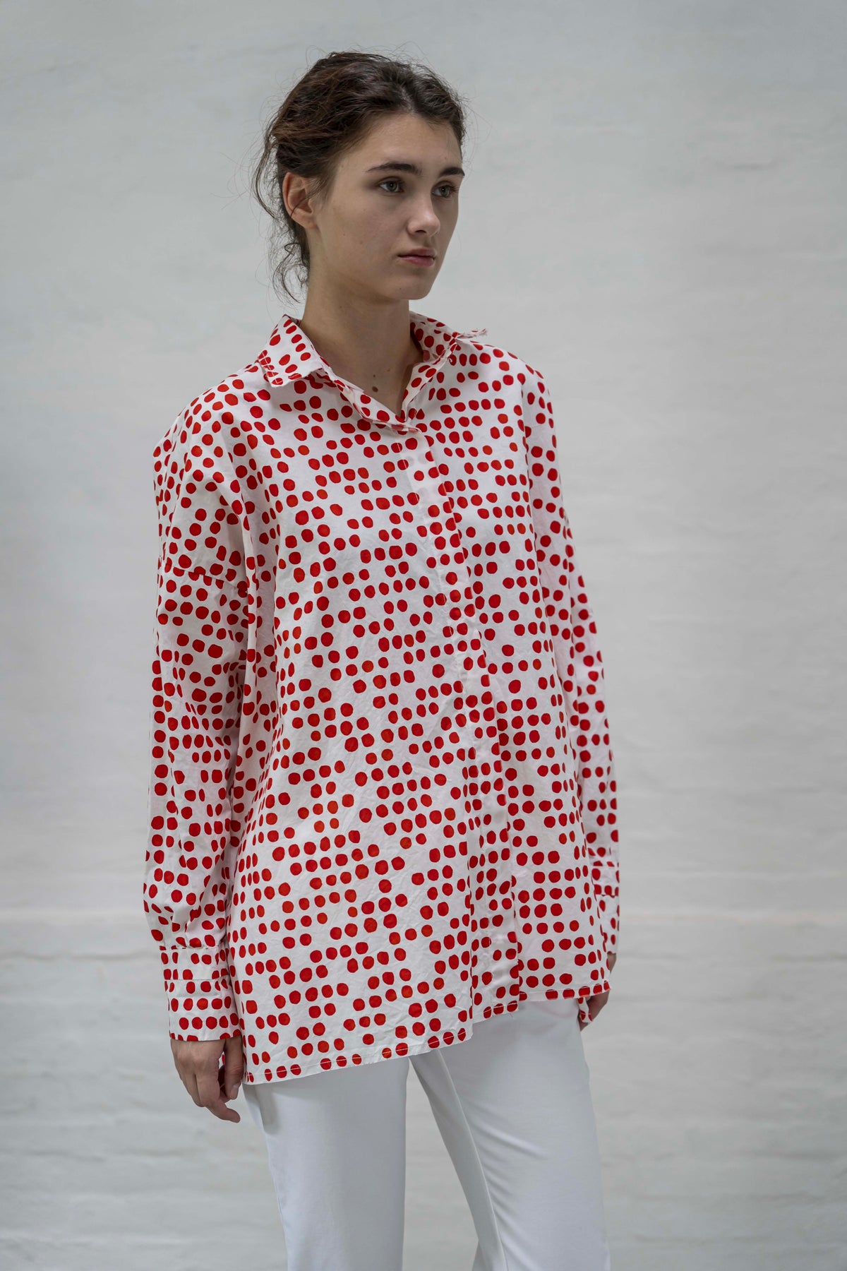 Carletta Shirt - Red Dots