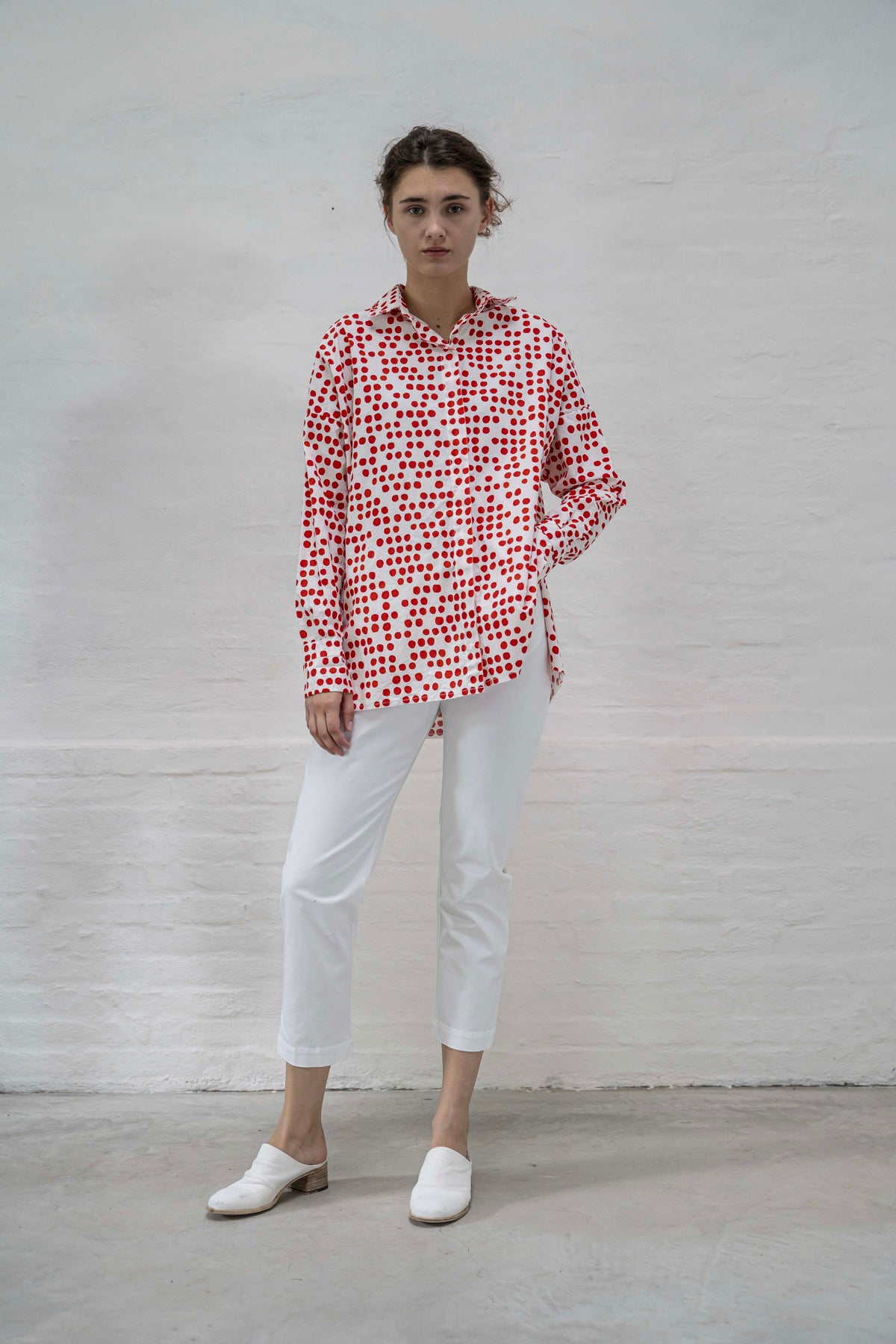 Carletta Shirt - Red Dots