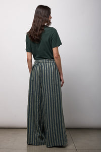 P106CR Palazzo Trousers Eucalipto