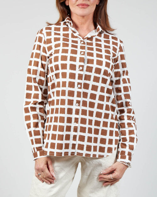 Chinzia Shirt - Brown Check