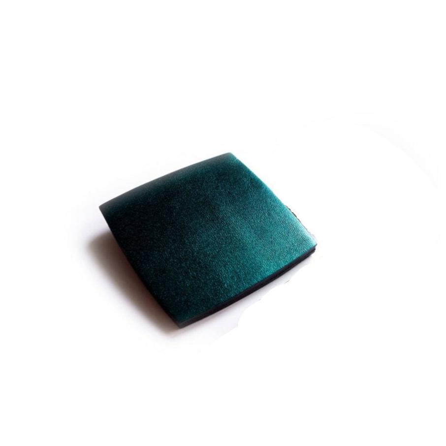 Block 01 Brooch in Bleu Canard