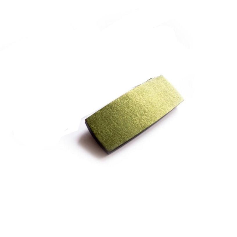 Block 02 Brooch in Metallic Green