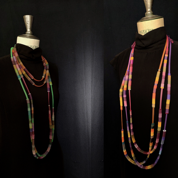 Mozaic Necklace - Yellow Candy