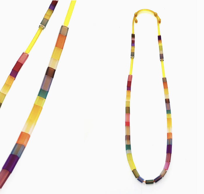 Mozaic Necklace - Yellow Candy