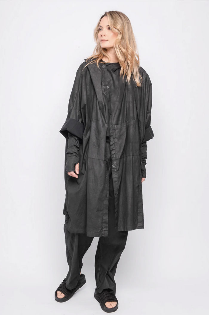 Coat Baby I Am Back On Your Side- Coated Black