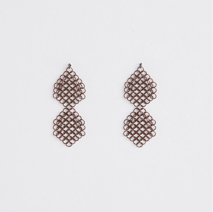 Pascal Earrings ROS/BO-CU