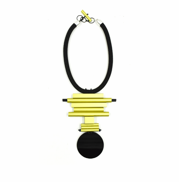 CB87 Neckpiece Yellow/Black Disc
