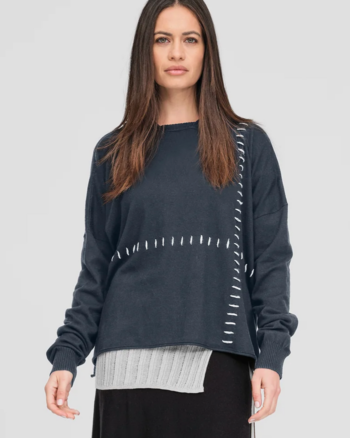 Stitched Lucent Hoodie - Storm