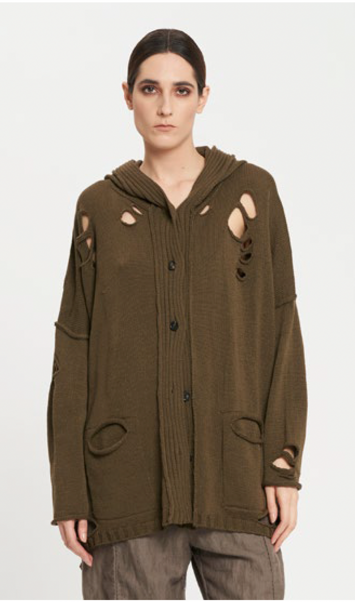 Knit Cardigan Swamp