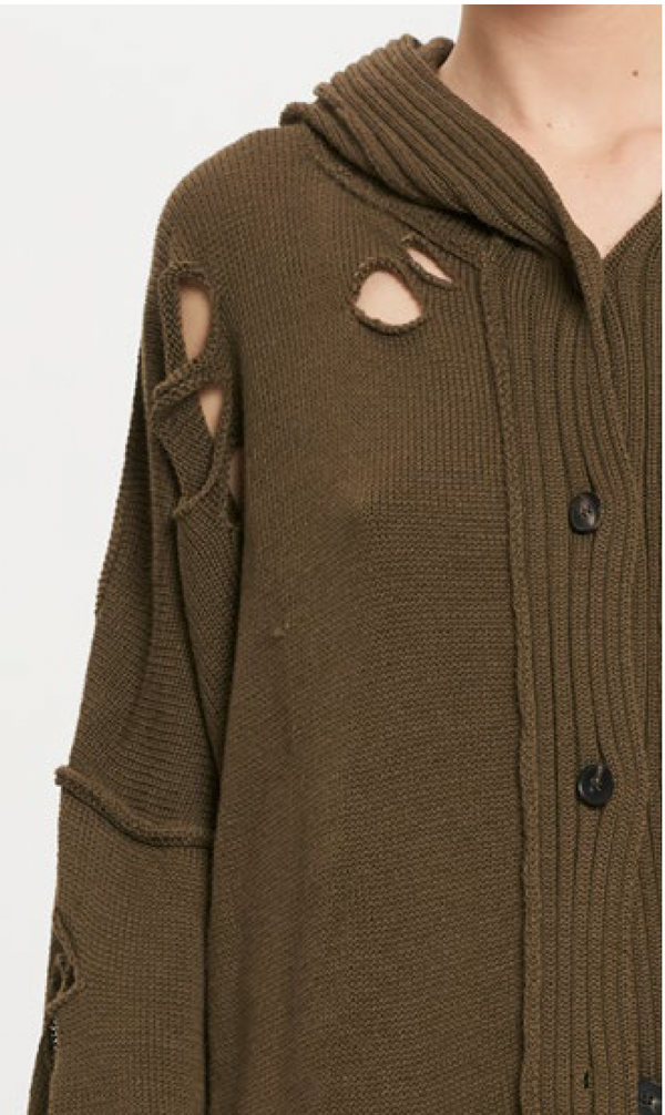 Knit Cardigan Swamp