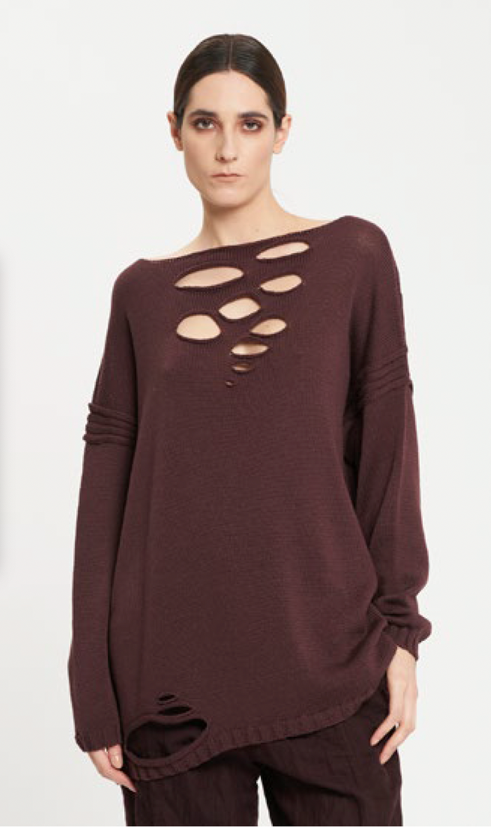 Maglia Knit Pullover Beetroot