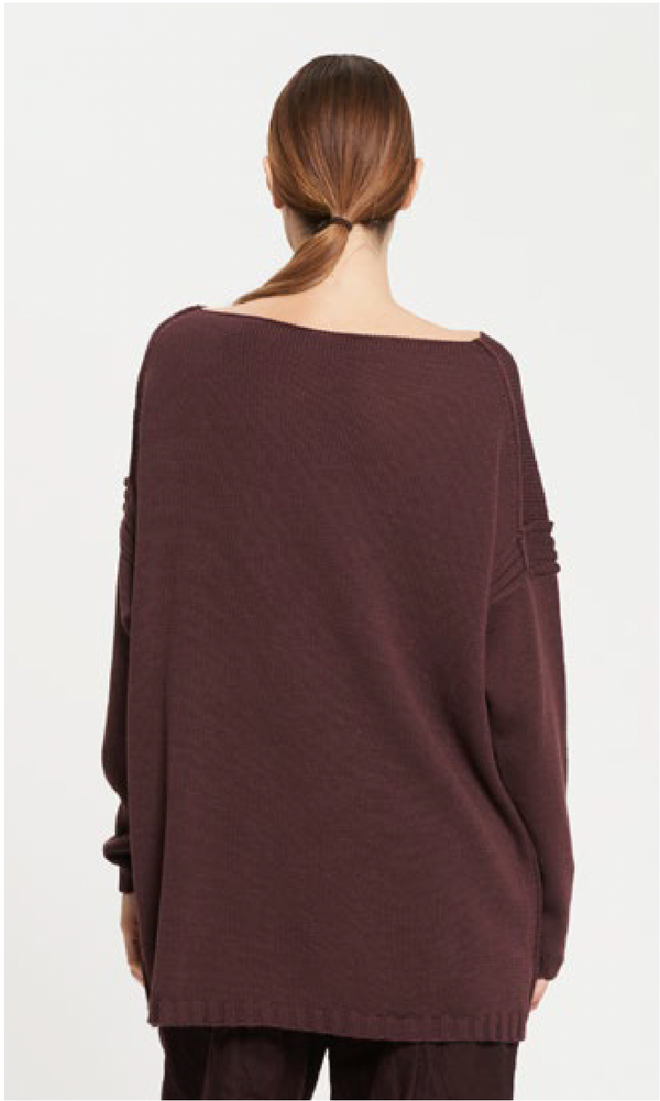 Maglia Knit Pullover Beetroot