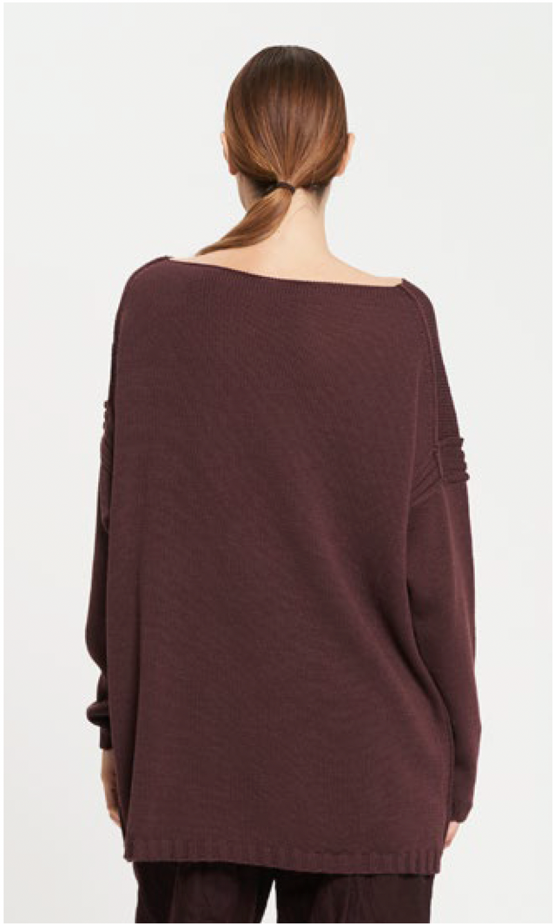 Maglia Knit Pullover Beetroot