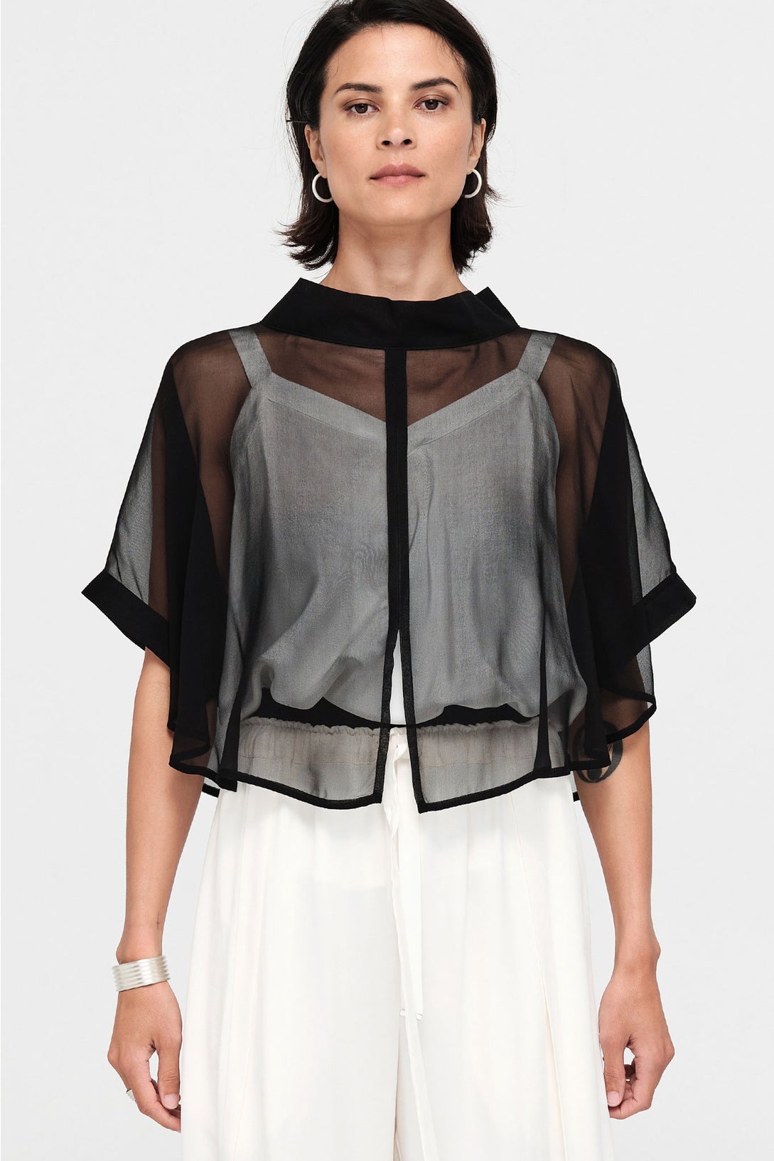 Accent Jacket Black Sheer