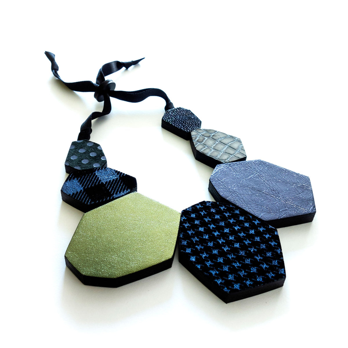 Stone 01 Collier - Blue