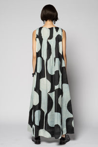 Sumika Black Pin Dress