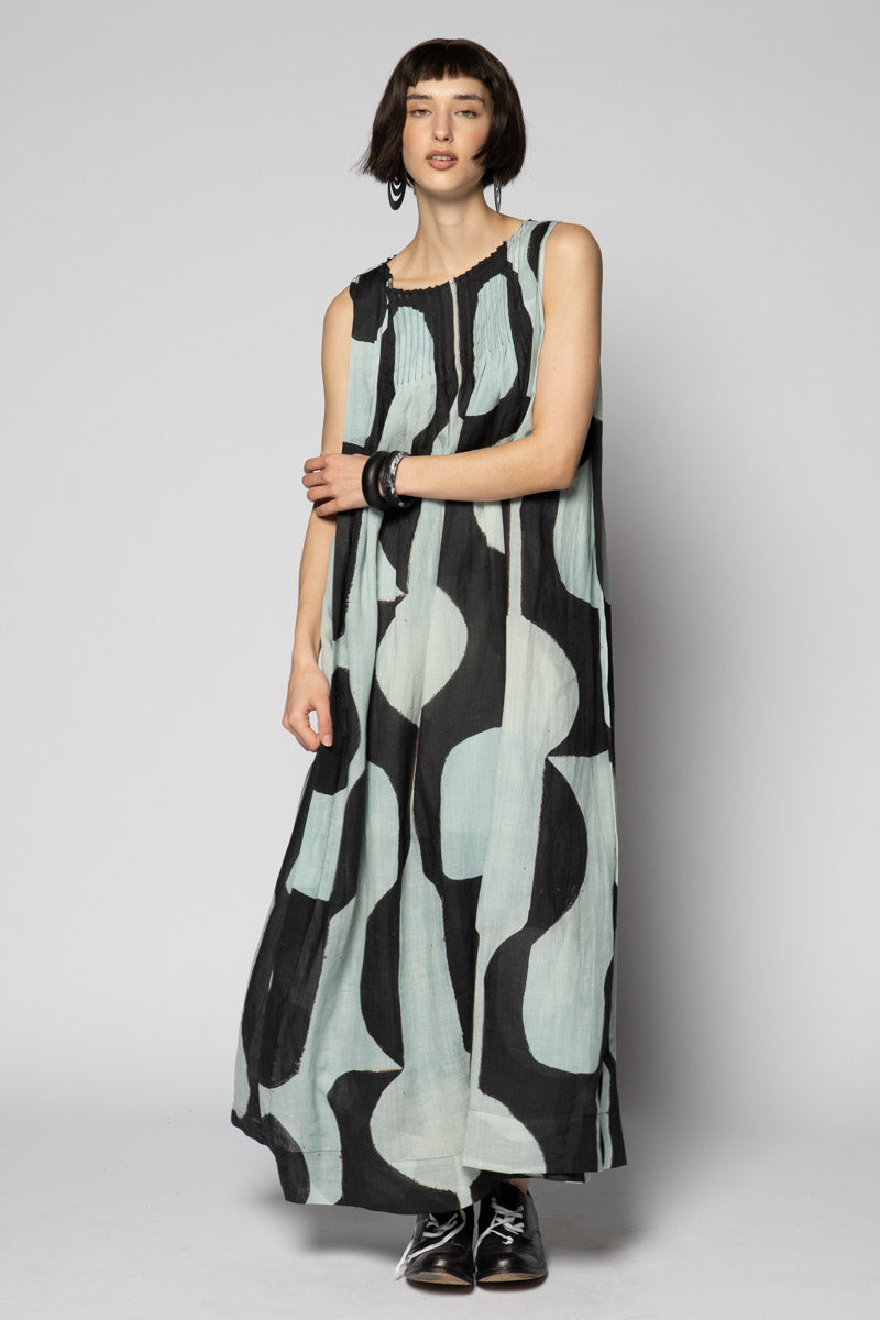 Sumika Black Pin Dress