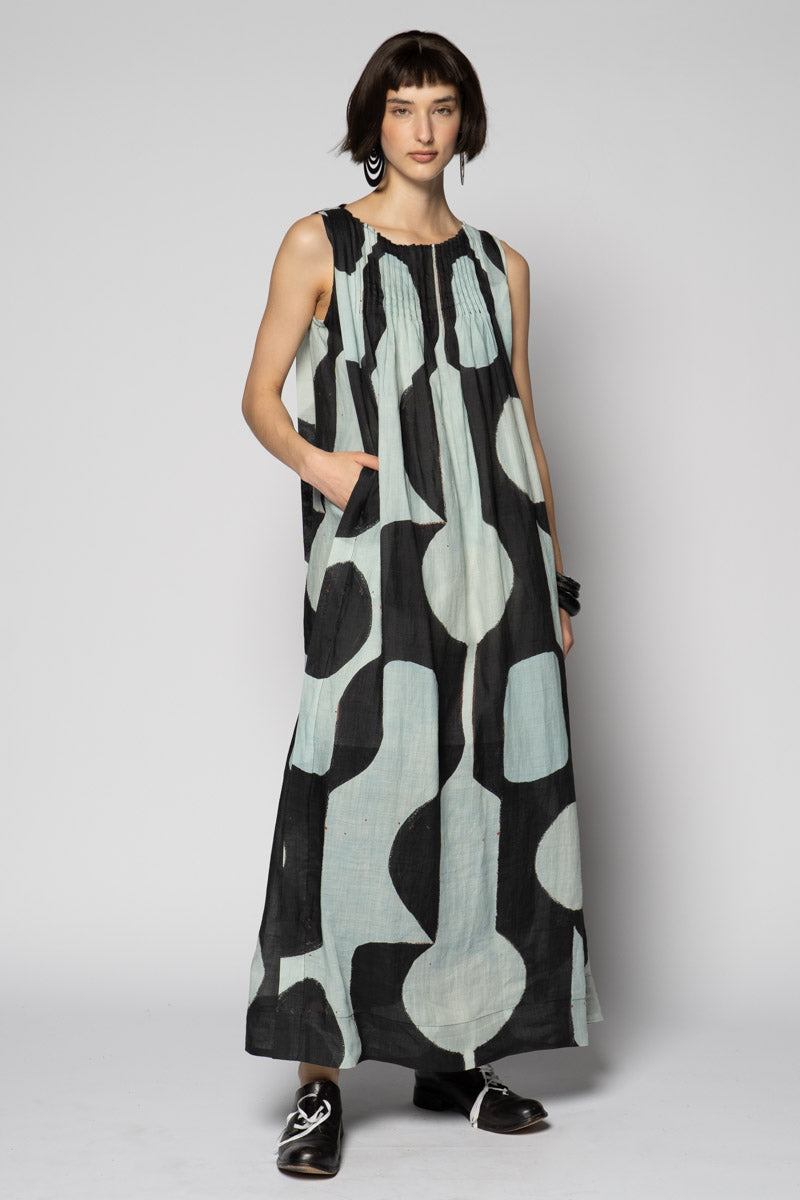 Sumika Black Pin Dress