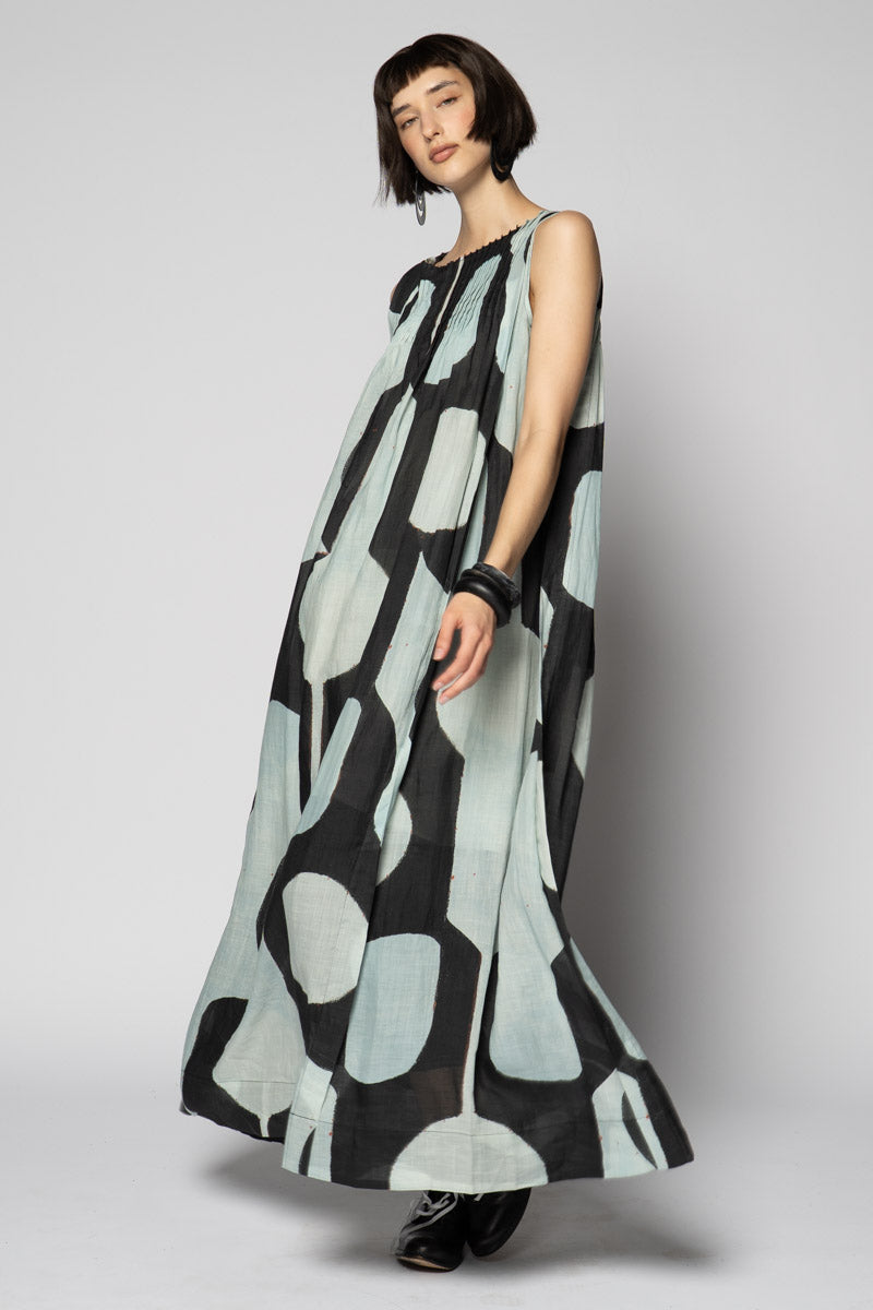 Sumika Black Pin Dress