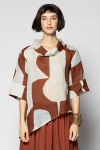 Sumika Copper Neck Top