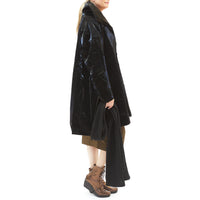 RBW24-3421202 Scarf Coat in Black