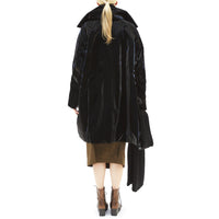 RBW24-3421202 Scarf Coat in Black