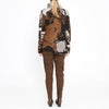 RBW24-3387105 Knit Jacket in Bronze Jacquard