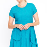 Polly Pockets Turquoise Stripe Dress