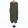MU231021 - Cold-Shoulder Dress in Green