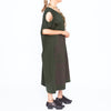 MU231021 - Cold-Shoulder Dress in Green