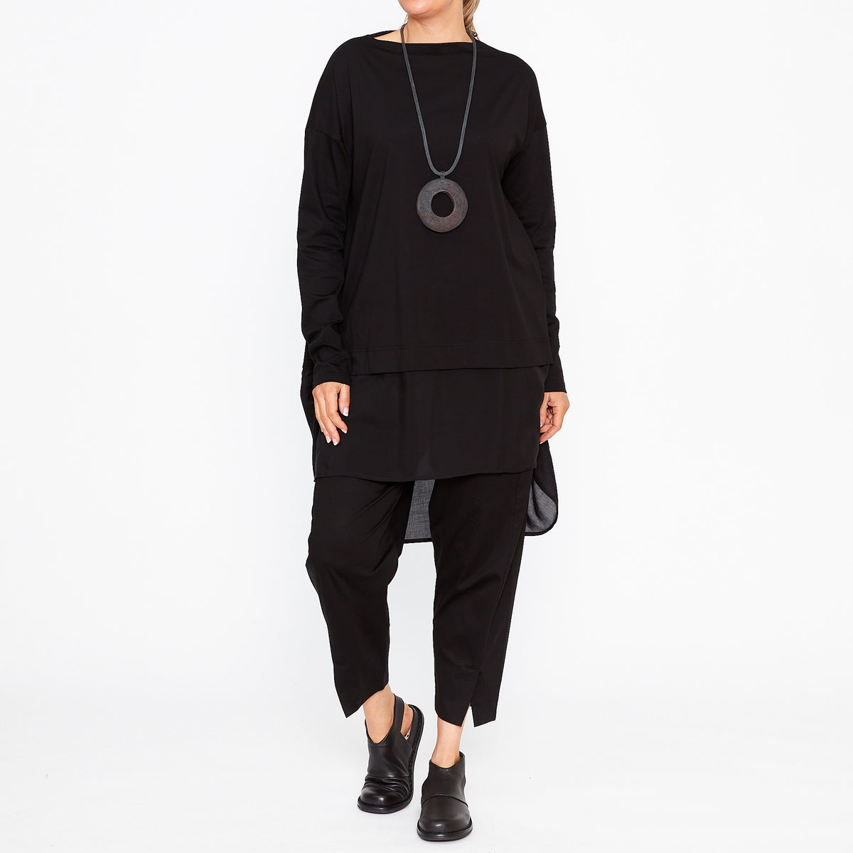 MU231633 Black Long sleeved Tunic