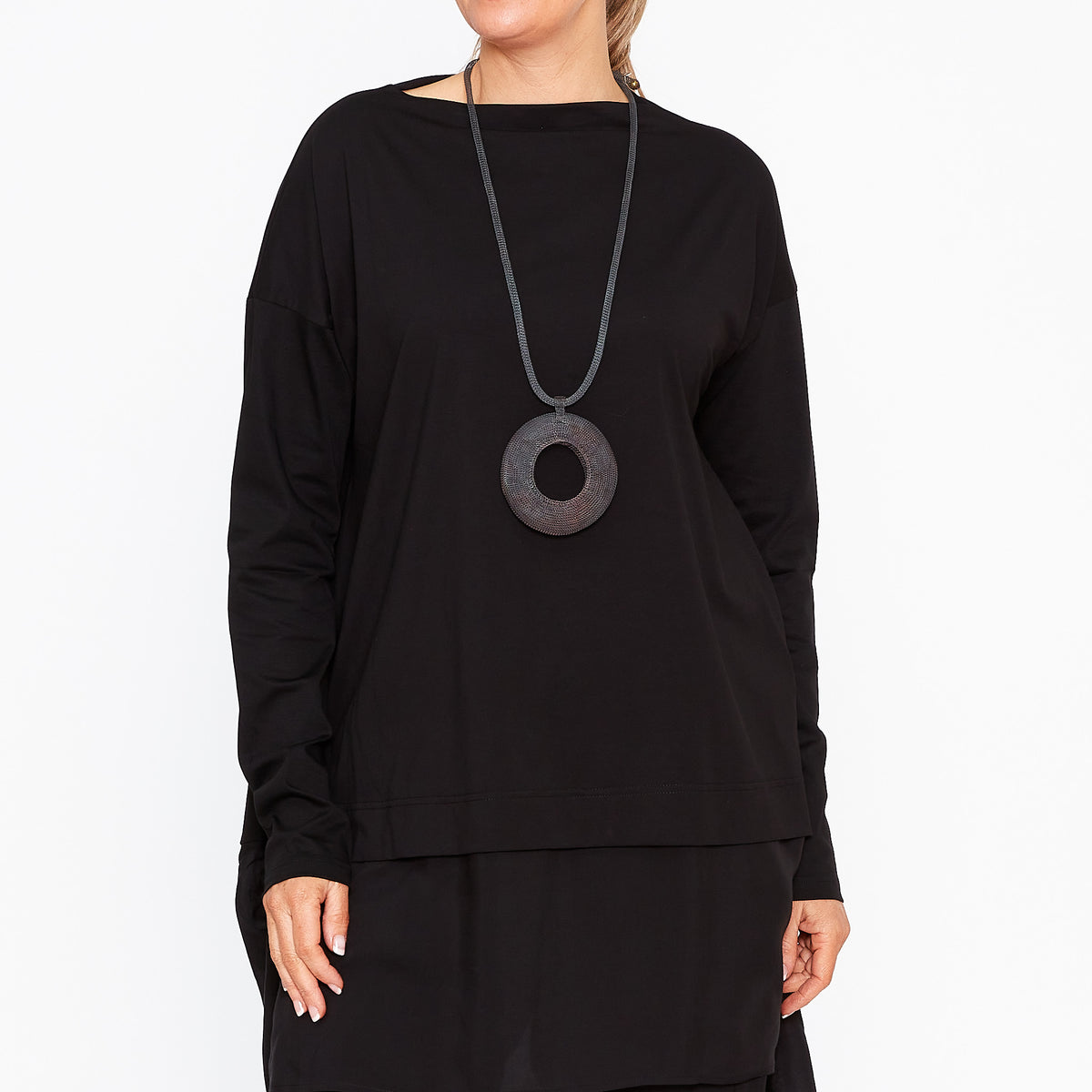 MU231633 Black Long sleeved Tunic