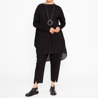 MU231633 Black Long sleeved Tunic