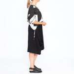 LB23-554 Crop in Bone Print