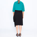 LB23-325 Crop Jacket in Emerald