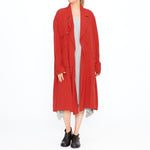 LB23-307 Tacked Trench in Red