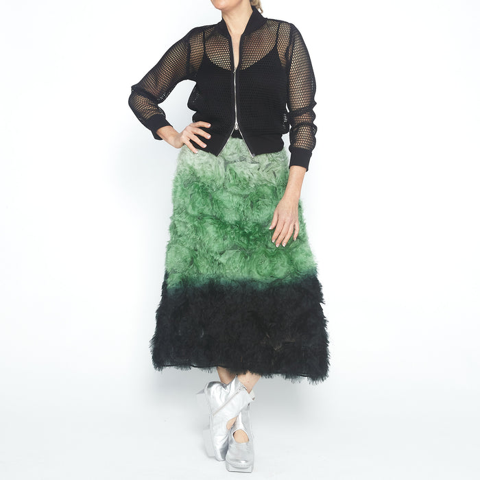 Rose Dip-Dye Skirt