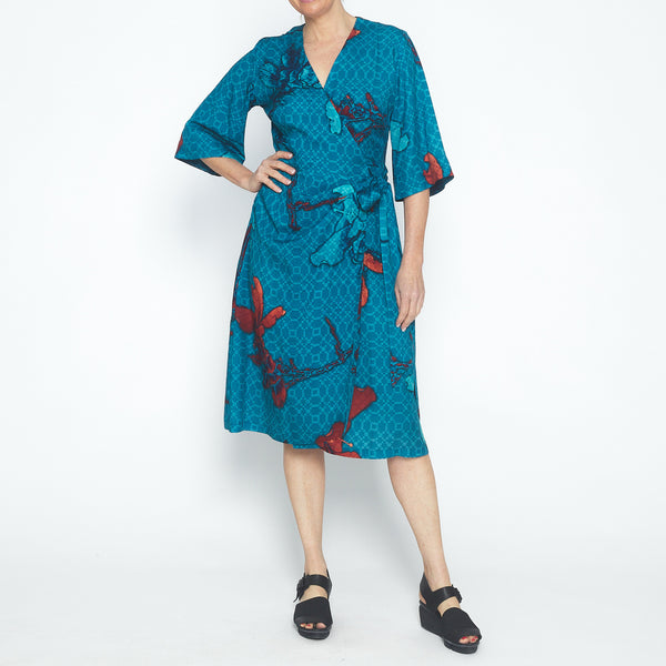 Anelisa Ikebana Wrap Dress