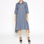 Summer Denim Stripe Dress