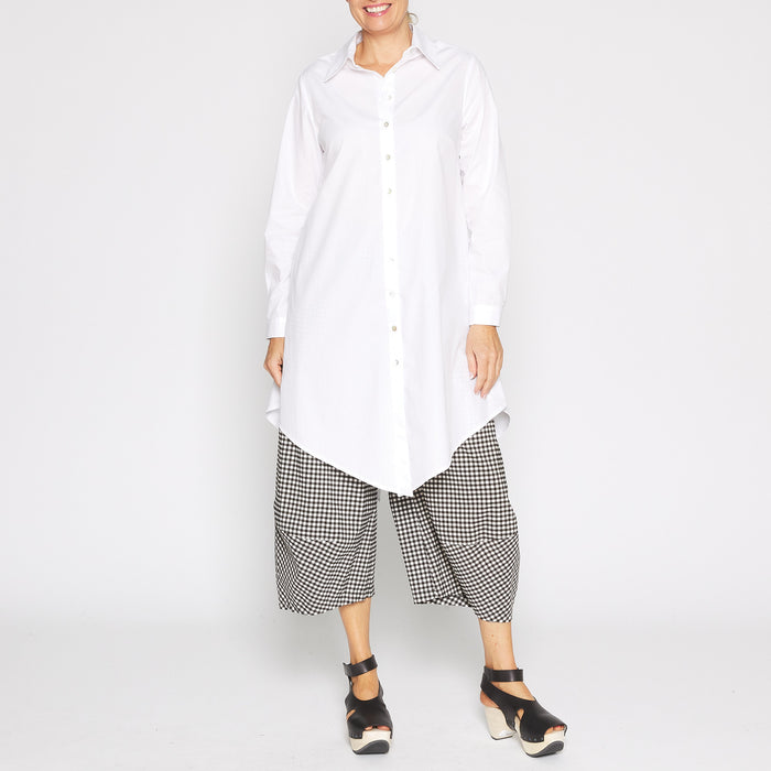 Tessica White Poplin Shirt